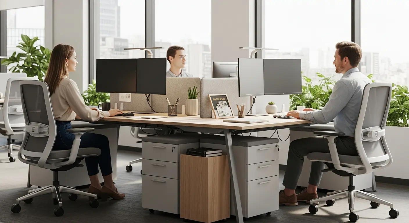 Bureau 2 Personnes : Guide pour Aménager un Poste de Travail Double