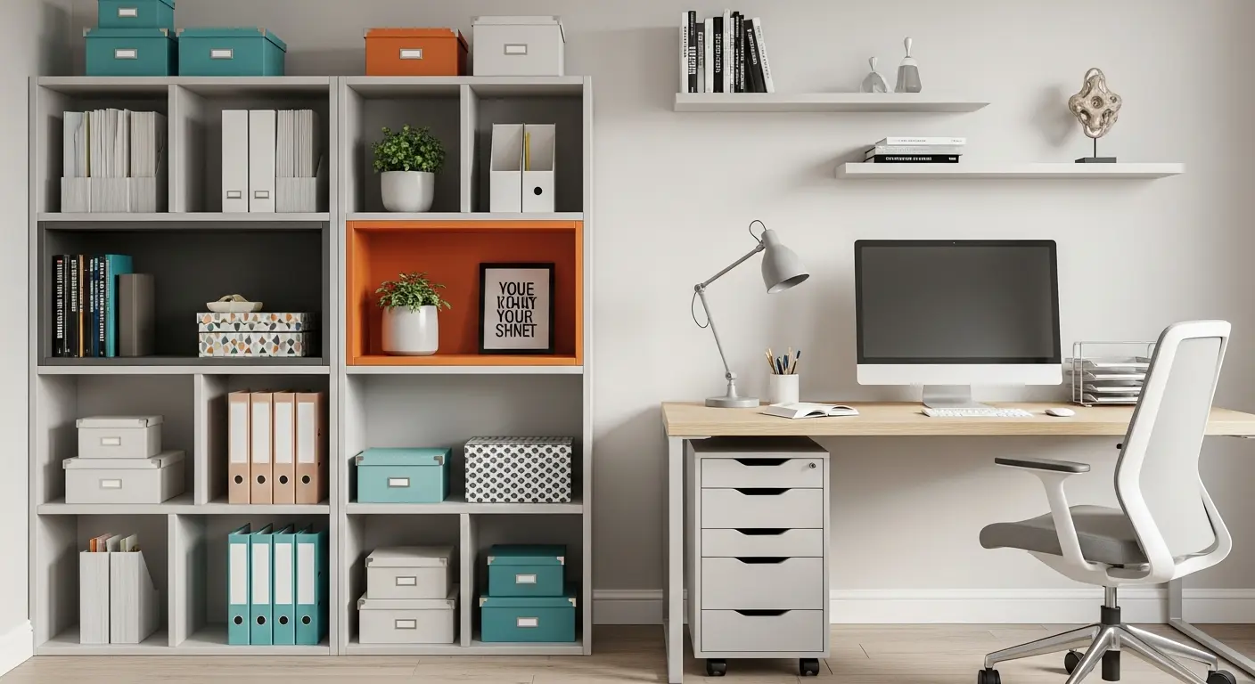Meuble Rangement Bureau: 10 Solutions pour Optimiser vos Espaces