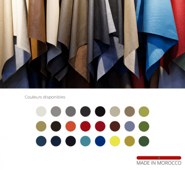 Natural full grain aniline leather